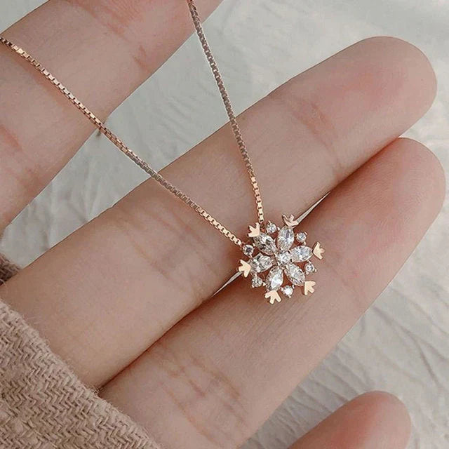 Collier Élégant Flocon de Neige