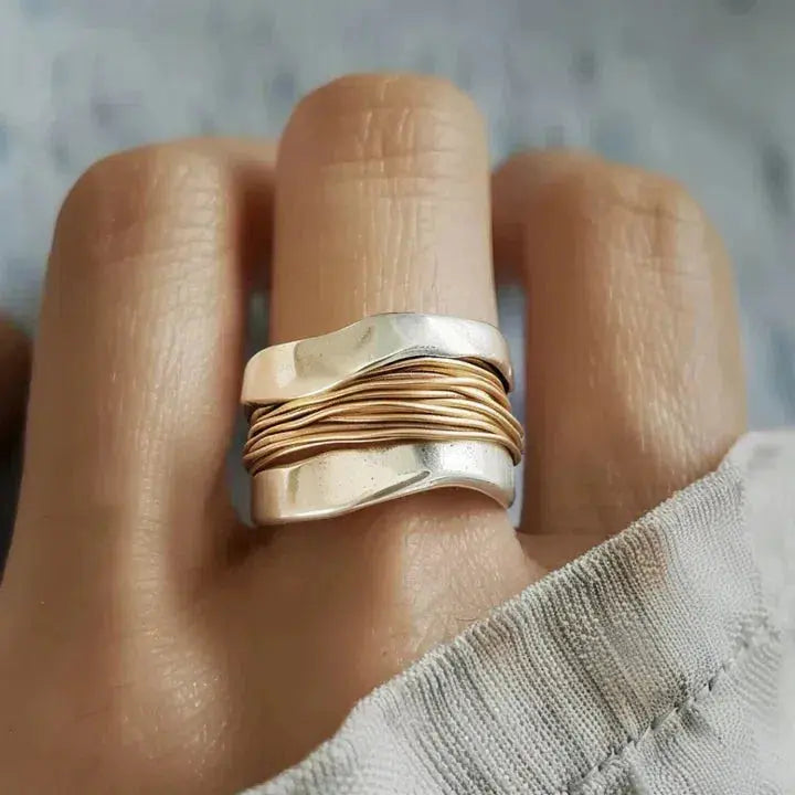 Bague en Argenté à fils