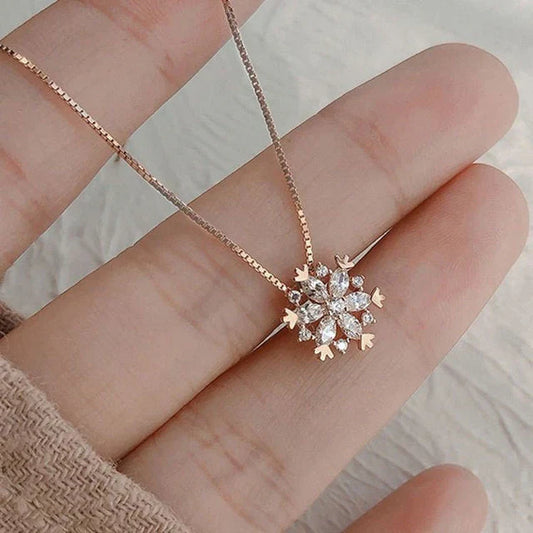 Collier Élégant Flocon de Neige
